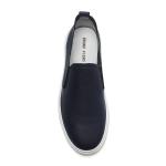 Anti Skid Summer Comfortable Navy Mens Leather Sneakers