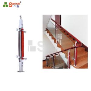 Wholesale Modern Stairs Safety Stainless Steel Wire Handrail Bracket Concrete Balusters Post from china suppliers