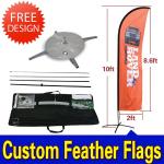 Promotional Swooper Feather Flags