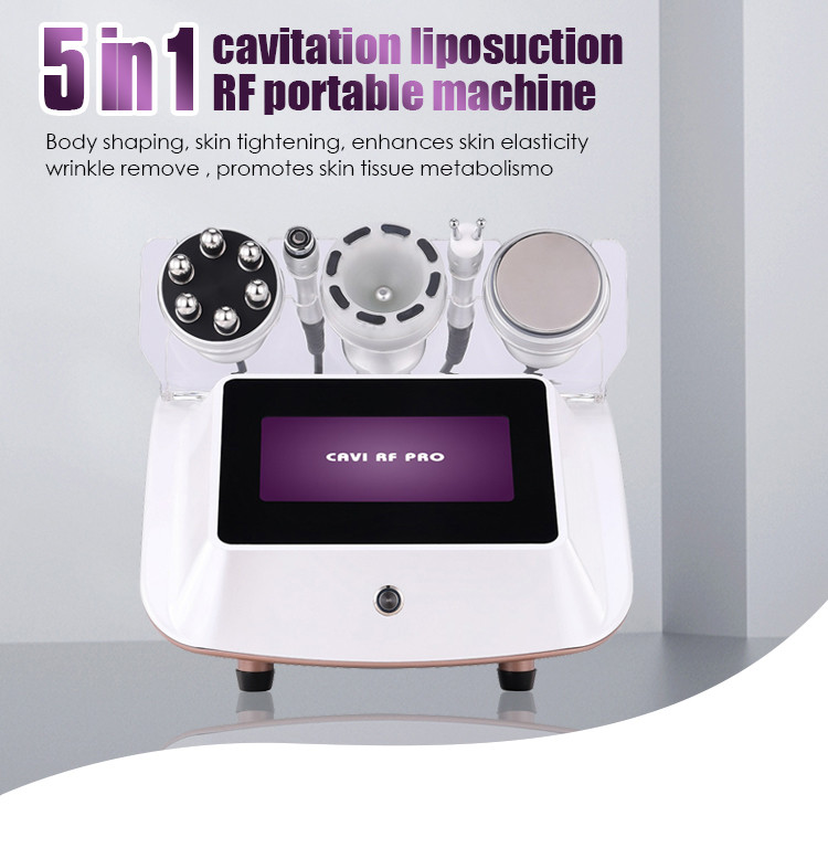 40k Ultrasonic Cavitation Cellulite Removal Fat Burner Weight Loss Body Shape Slimming Machine