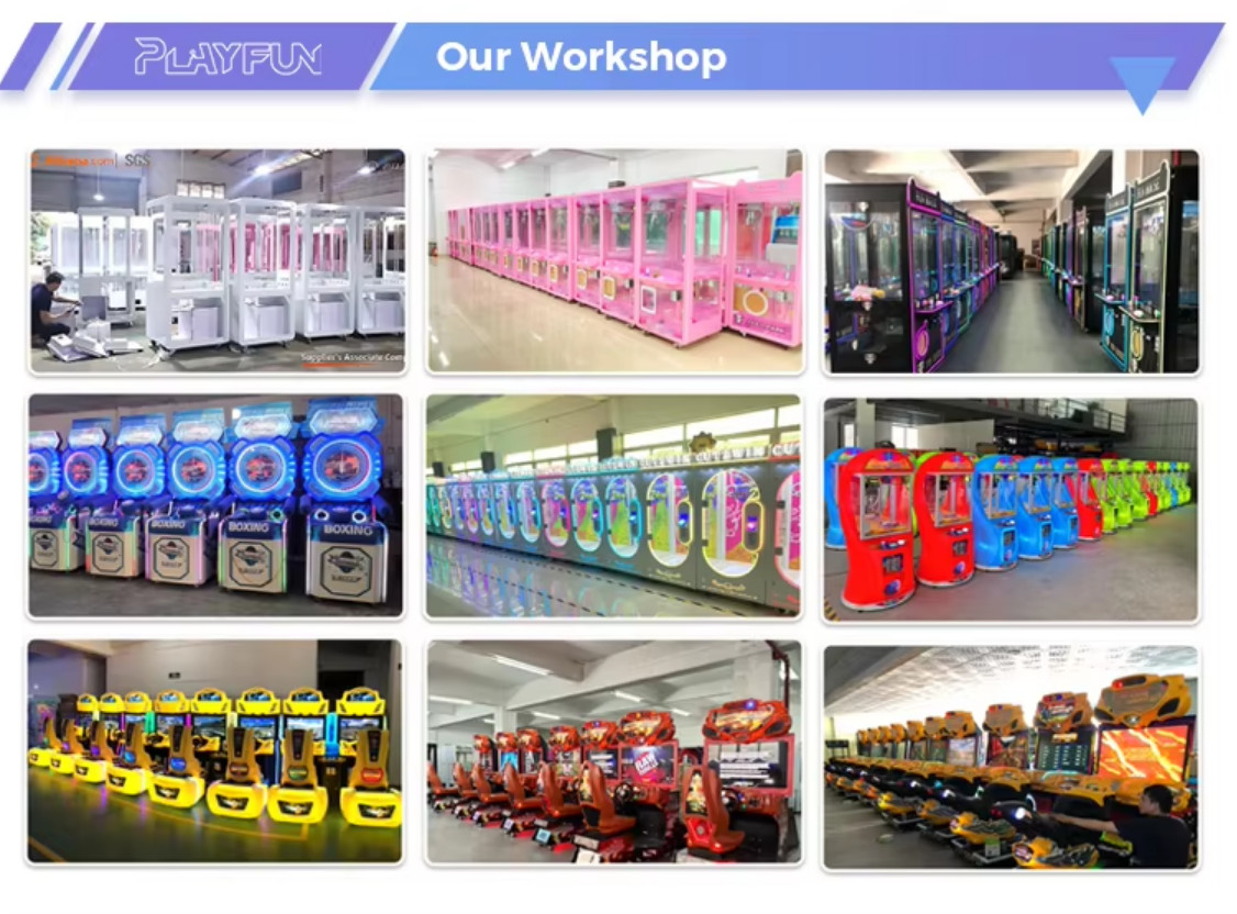 Playfun coin operated arcade games redemption tickets games Crack cube