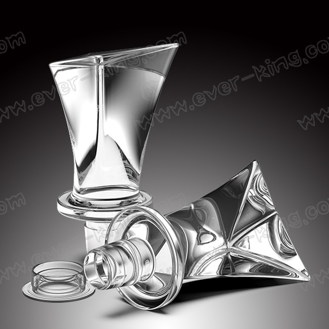 Customed New Glass Liquor Bottle Closure Electroplating 20mm