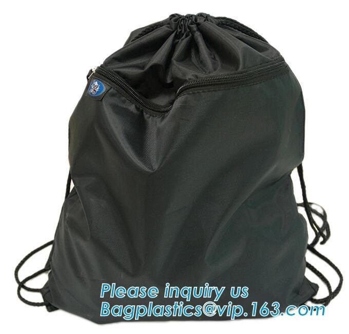 Polyester fabric drawstring bag /advertising pull rope backpack cloth bag /nylon shoulder pocket customization BAGEASE