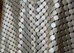 Decorative Gold Metal Flake Fabric Hotel Curtain / Room Divider CE Certified