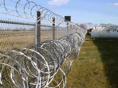 china welded razor wire mesh