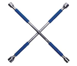 Wholesale Soft Handle Four Way Lug Nut Wrench 18 Inch Car Tire Nut Remover from china suppliers