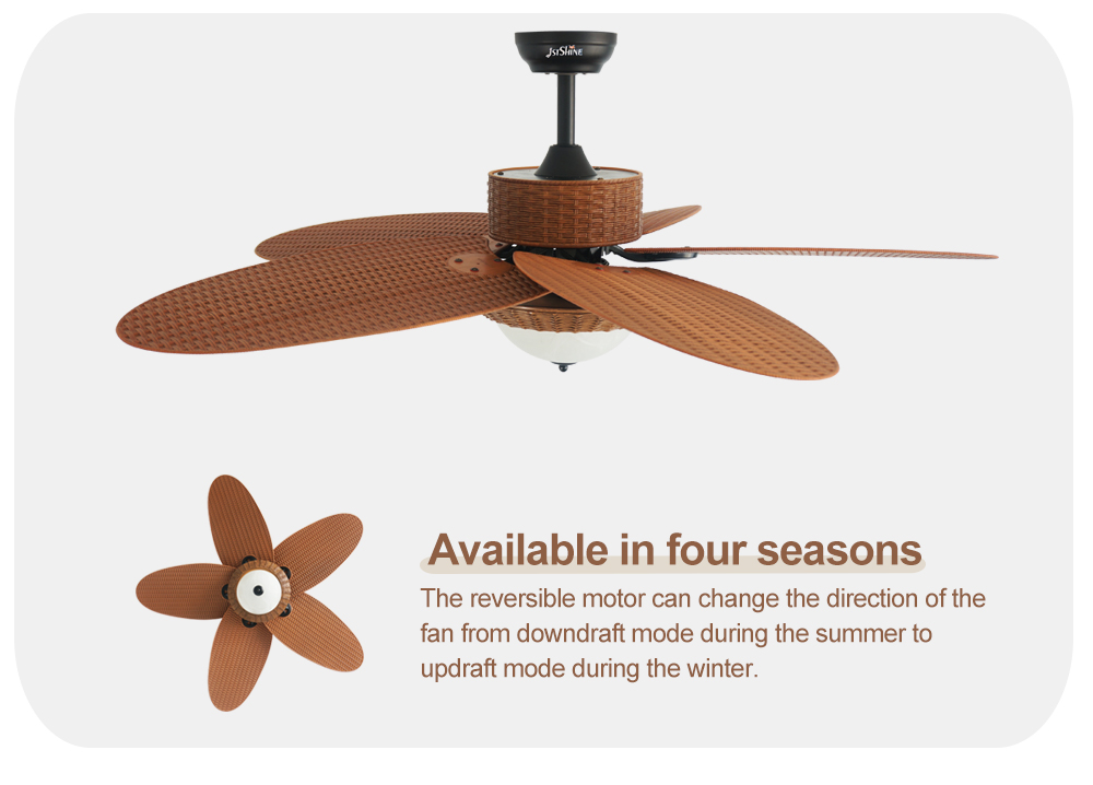 Fancy Lighting and Traditional Style LED Ceiling Fan with Remote Modern Design 35W