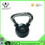 Professional Kettlebell Competition Weight , Rubber Coated Kettlebells With