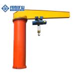 Electric Truck Pillar Mounted Jib Crane Heavy Duty With Electric Hoist