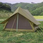 Outdoor Camping Retro Tent, Luxury Glamping Tent Waterproof Canvas Tents for