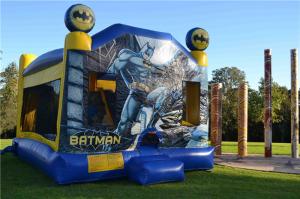 Wholesale Tarpaulin Sewing Batman C4 Combo Inflatable Jumping Castle For Backyard Commercial from china suppliers