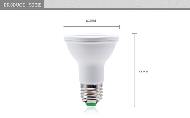 High CRI 8W par38 LED par light wholesale