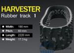 Bob Mini Excavator agricu rubber tracks T180 T190 Agriculture Harvester belt B-7