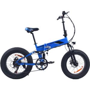 Wholesale 18MPH Fat Tire Electric Folding Bike , 48V 20 Fat Tire Ebike With KMC Chain from china suppliers