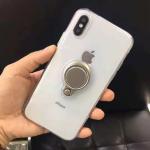 Color Clear Ring Magnetic Car Mount Holder Soft TPU Case Back Cover For Xiaomi