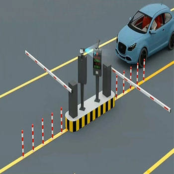 6m Straight Smart Traffic Boom Barrier Gate Waterproof With Remote Control