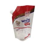 Refill spout plastic bag for shampoo bath cream laundry detergent