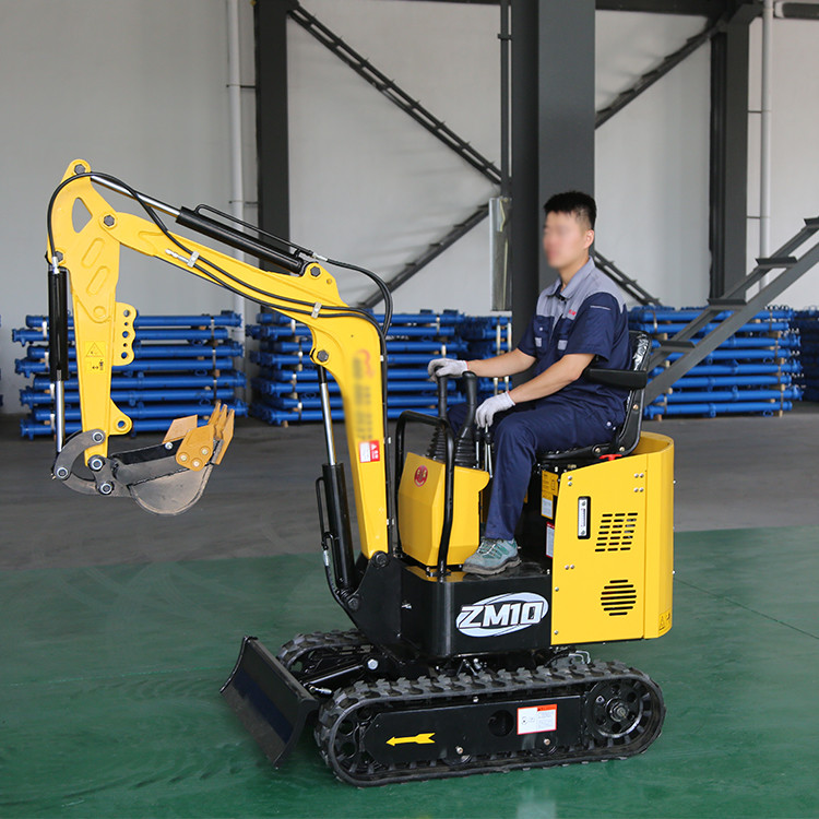 Orchard Digging Trenches Construction 1 Ton Micro Crawler Excavator