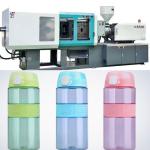 80 Ton Screw Diameter 30-50 Mm Pet Injection Moulding Machine Mould Thickness