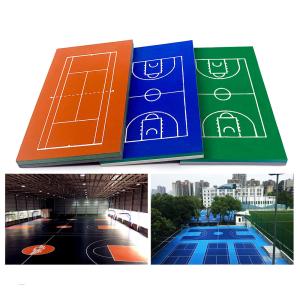 Wholesale IAAF PU Sports Flooring For Volleyball Badminton Court from china suppliers