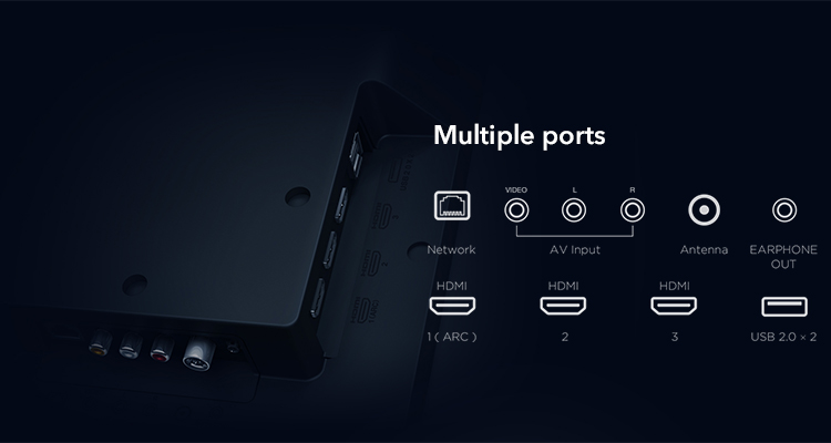 Xiaomi Mi TV 4A 100cm 40Inches Android TV Assistant HD1920*1080 1GB+8GB Memory Mi Smart TV 40Inch