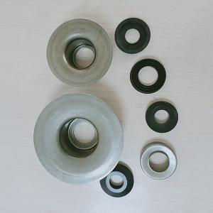 Wholesale 159mm Stamping Idler Conveyor Roller Bearing Flange ISO Conveyor Roller Housing from china suppliers