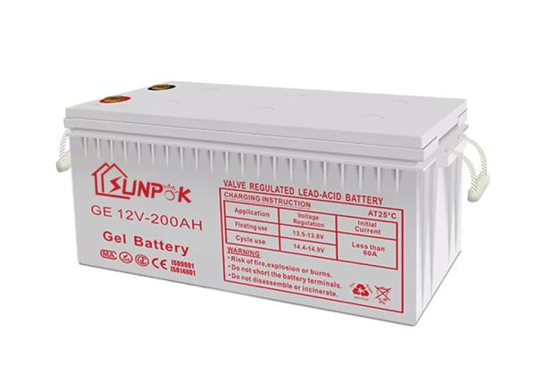 Sunpok Energy 12V 100Ah 150Ah 200Ah Gel Battery: Experience Long-Lasting