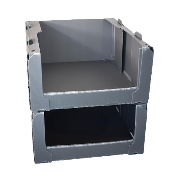 Customsized Antistatic PP Corrugated Box ESD PP Foldable Corrugated Storage Box