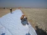White Non-Woven Geotextile Type 100-1000g/sqm for Shandong Yibo Yangguang