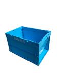 Transparent Solid Collapsible Plastic Crate For Camping Storage 600 * 400 * 360