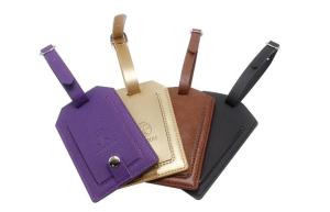 Wholesale PU Leather Promotional Luggage Tags Fashionable With Embossed / Printed Logo from china suppliers