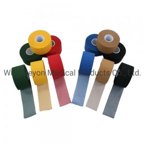 Wholesale Yellow Cotton Sports Tape  Protection Cotton Zinc Oxide Strapping Athletic Tape from china suppliers