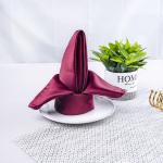 Restaurant Home Polyester Napkin Customized Size Logo