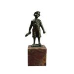 Classical Bronze Children Antique Cast Iron Statues Crafts For Home Decoration