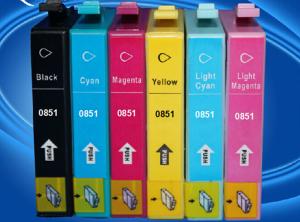 Wholesale 100% Brand New for epson T0851 T0852 T0853 T0854 T0855 T0856 compatible ink cartridges for Stylus Photo 1390 from china suppliers
