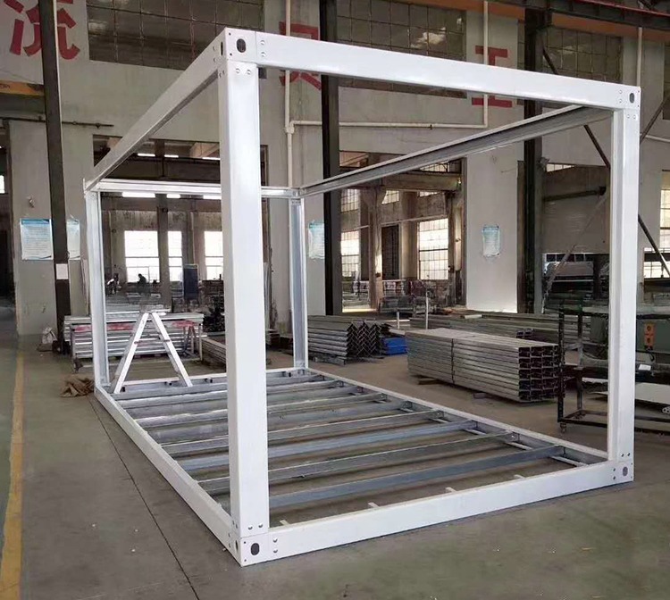 Dry Container Galvanized Easy Removable 6m Length Stainless Steel Framing 20ft Shipping Container Frame Capacity 33.2CBM