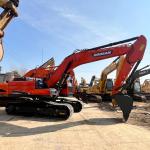 21500KG Doosan DX225 Used Backhoe Excavators Track Heavy Equipment Digger