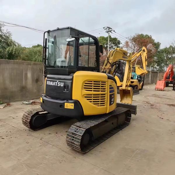 Used Mini Backhoe Pc40 Komatsu Backhoe Excavator 4ton Earth Moving Excavator