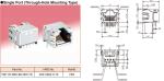 Subminiature LAN Modular Jack Connectors TM11R-5M2-88 TM11R-5M2 Series