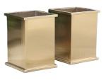 Weatherproof steel flower box metal square plant box flower pot big large