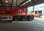 12Pcs Tyre 40 Ft Semi Trailer 7 Tons 2 Axle Semi Trailer