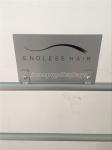 Custom Hair Salon Shop Fitting Metal Hair Extension Display Rack Freestanding