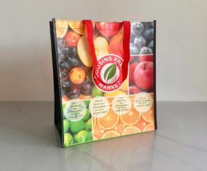 Wholesale Printed Eco Grocery Printable Gift Reusable Recycled Non-Woven Laminate Promotional Custom Non Woven Shopping Tote Bag With Logo from china suppliers