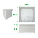 TY-200200100 Industrial Grade Electronic Enclosure Waterproof terminal box