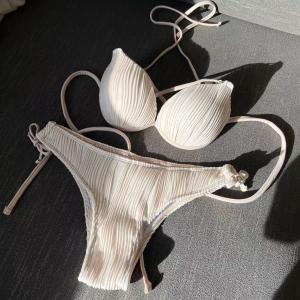 Wholesale M Size Ruffles Bikini Swimming Suits from china suppliers