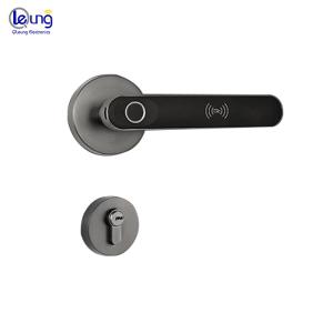 Wholesale Upgrade Home Security Tuya Fingerprint Key USB Port Door Handle Lever Lock from china suppliers