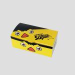 Eco Friendly Paper Fried Chicken Boxes Clamshell For Food Packaging