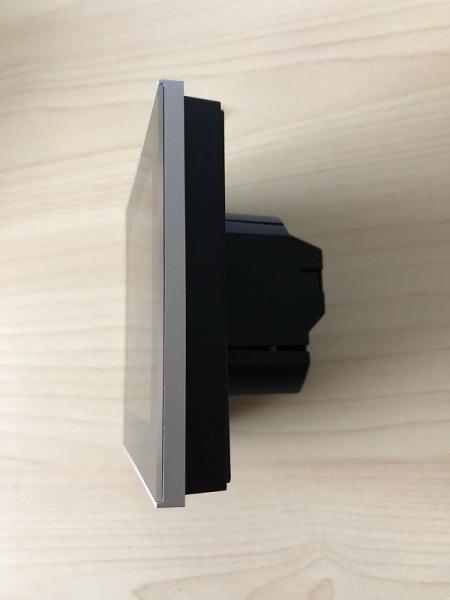 Black Electric Large Digital Thermostat For Electric Heat , Electric Underfloor