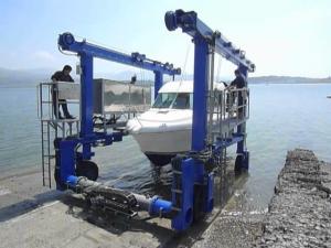 Wholesale Boat Hoist Rubber Tired Gantry Crane For Lifting Boat Vessel Ship from china suppliers