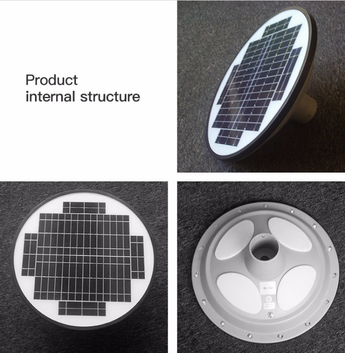 Integrated Solar LED Street Light 15W All In One Garden Street Light
